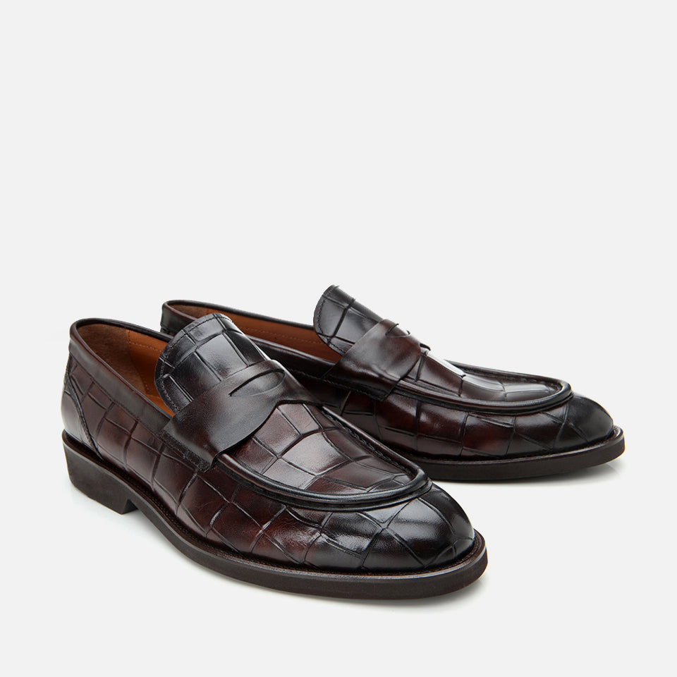 Men’s Leather Classic Loafer - Brown