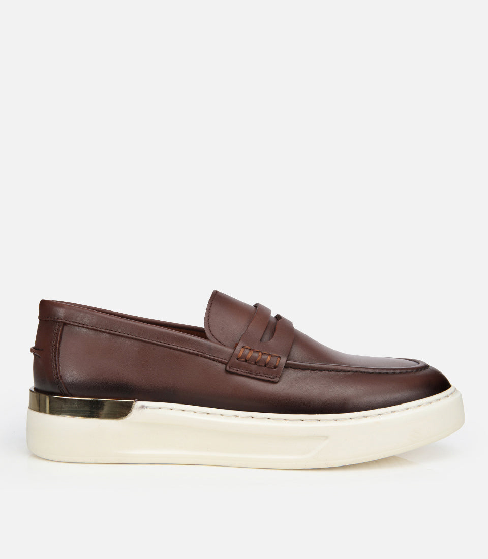 Men's Leather Loafer - Brown