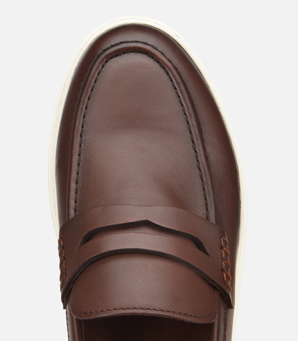 Men's Leather Loafer - Brown