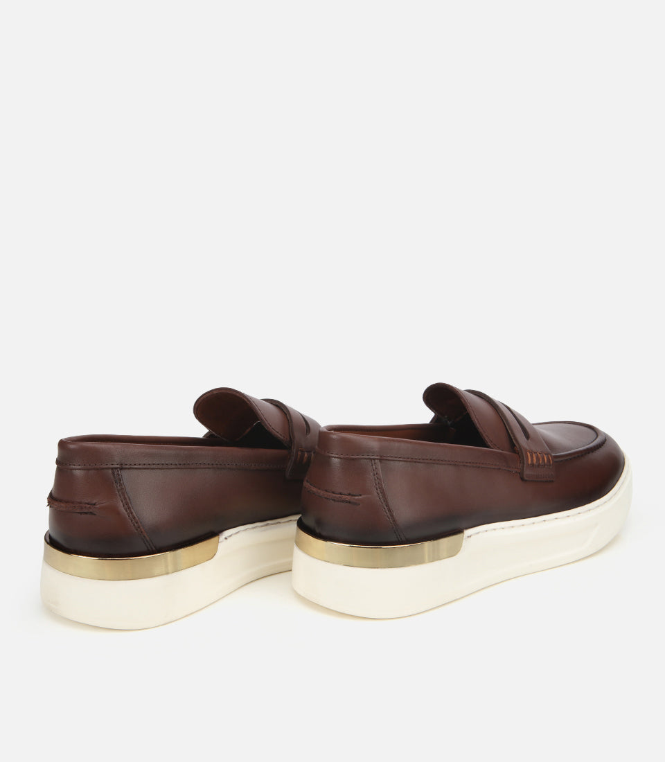 Men's Leather Loafer - Brown
