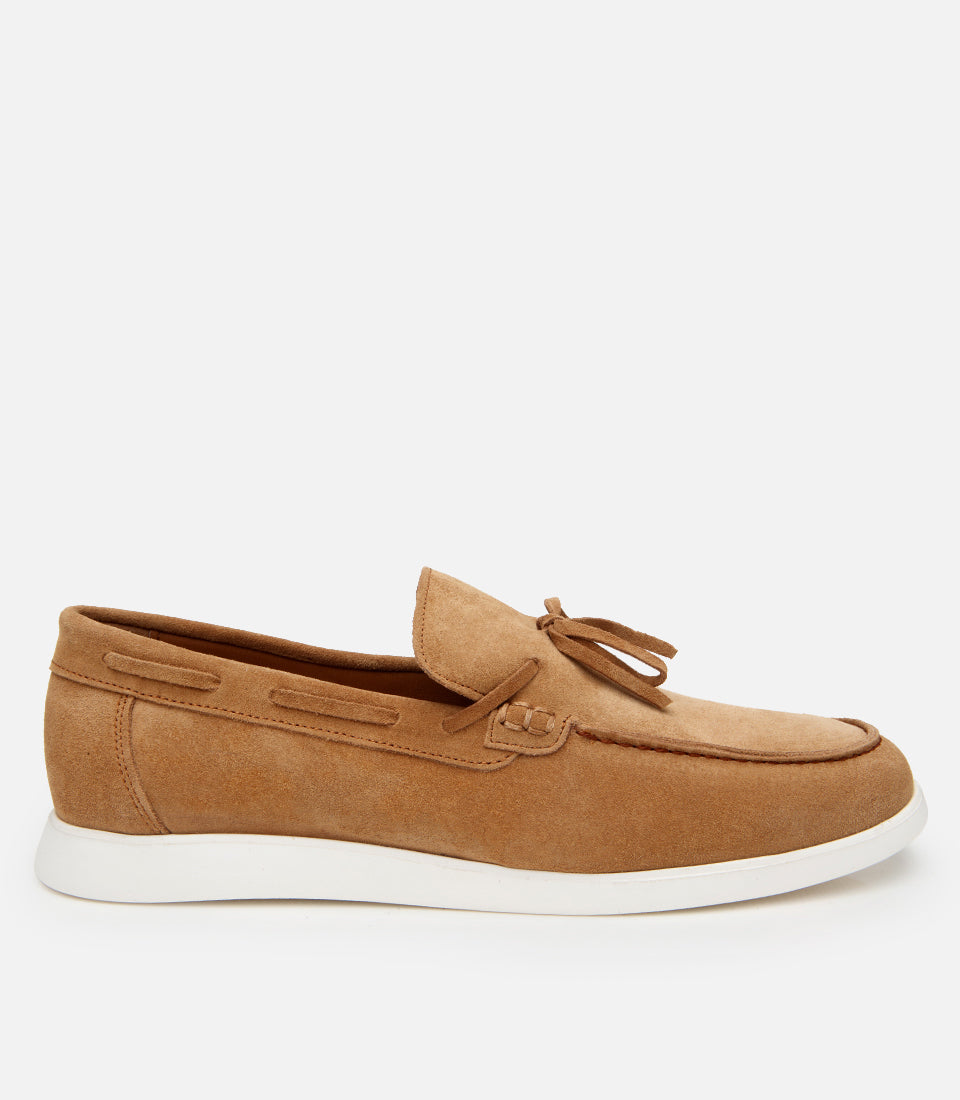 Men's Suede Sneakers - Camel