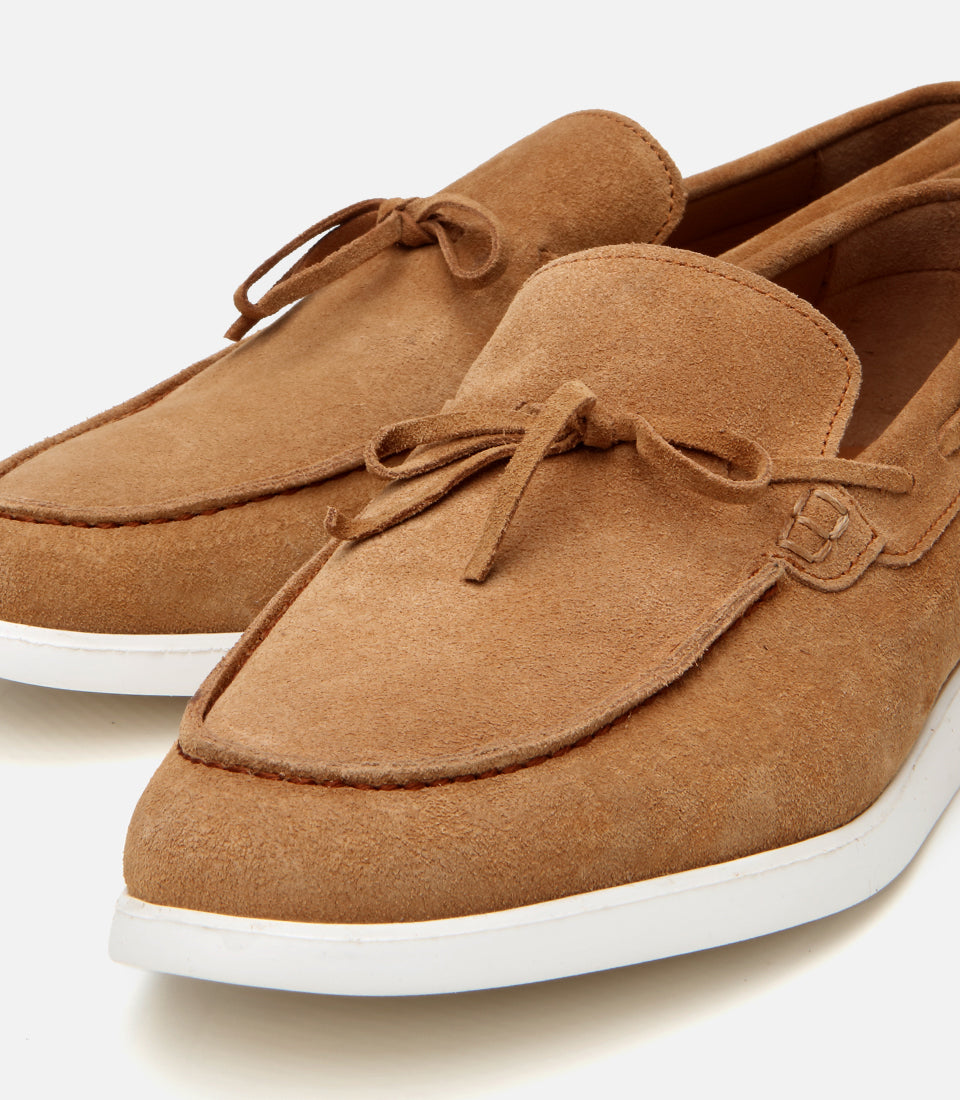 Men's Suede Sneakers - Camel