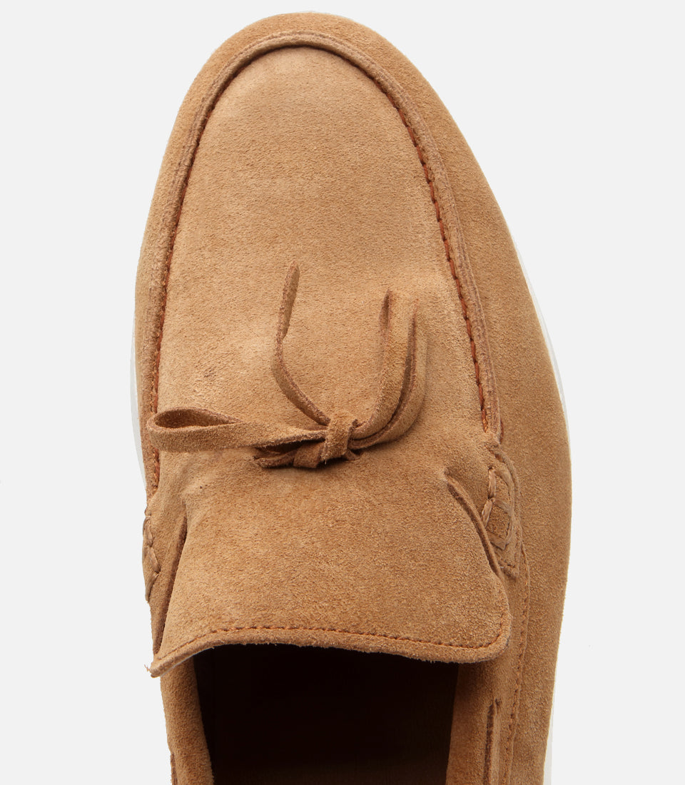 Men's Suede Sneakers - Camel
