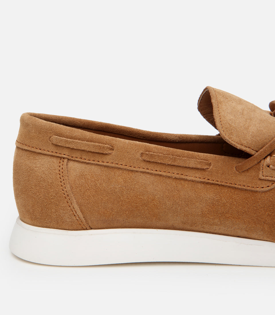 Men's Suede Sneakers - Camel