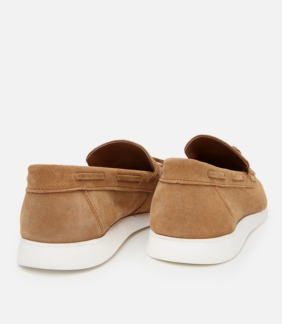 Men's Suede Sneakers - Camel