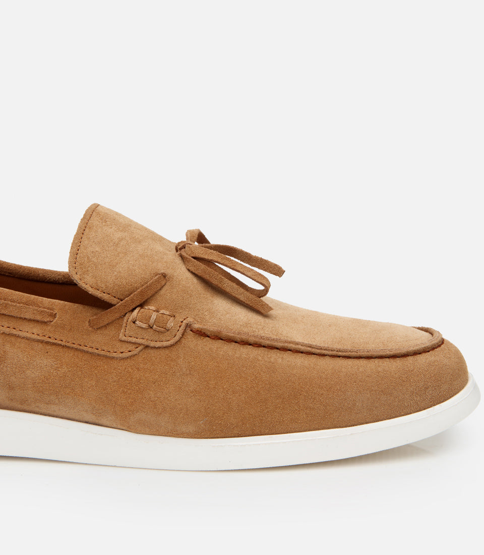 Men's Suede Sneakers - Camel
