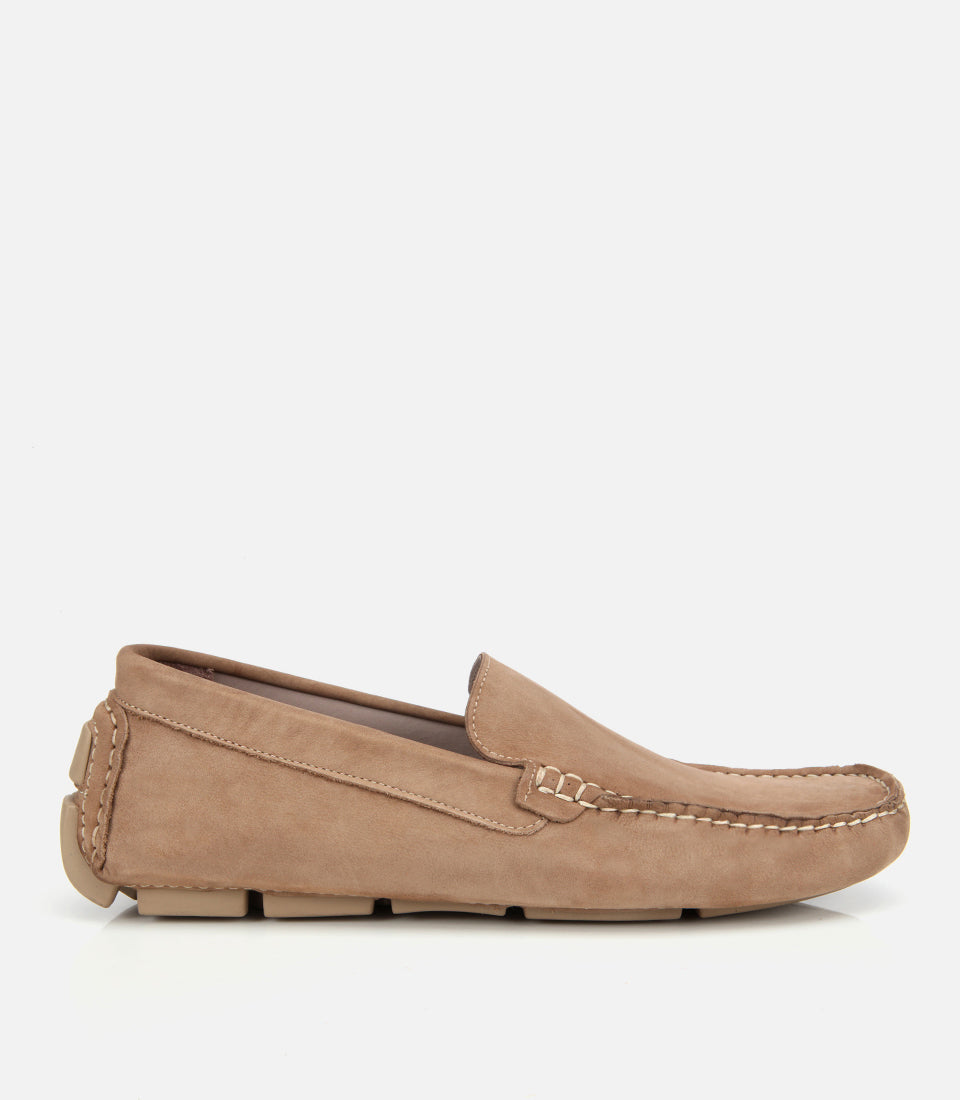 Men's Suede Loafer - Mink