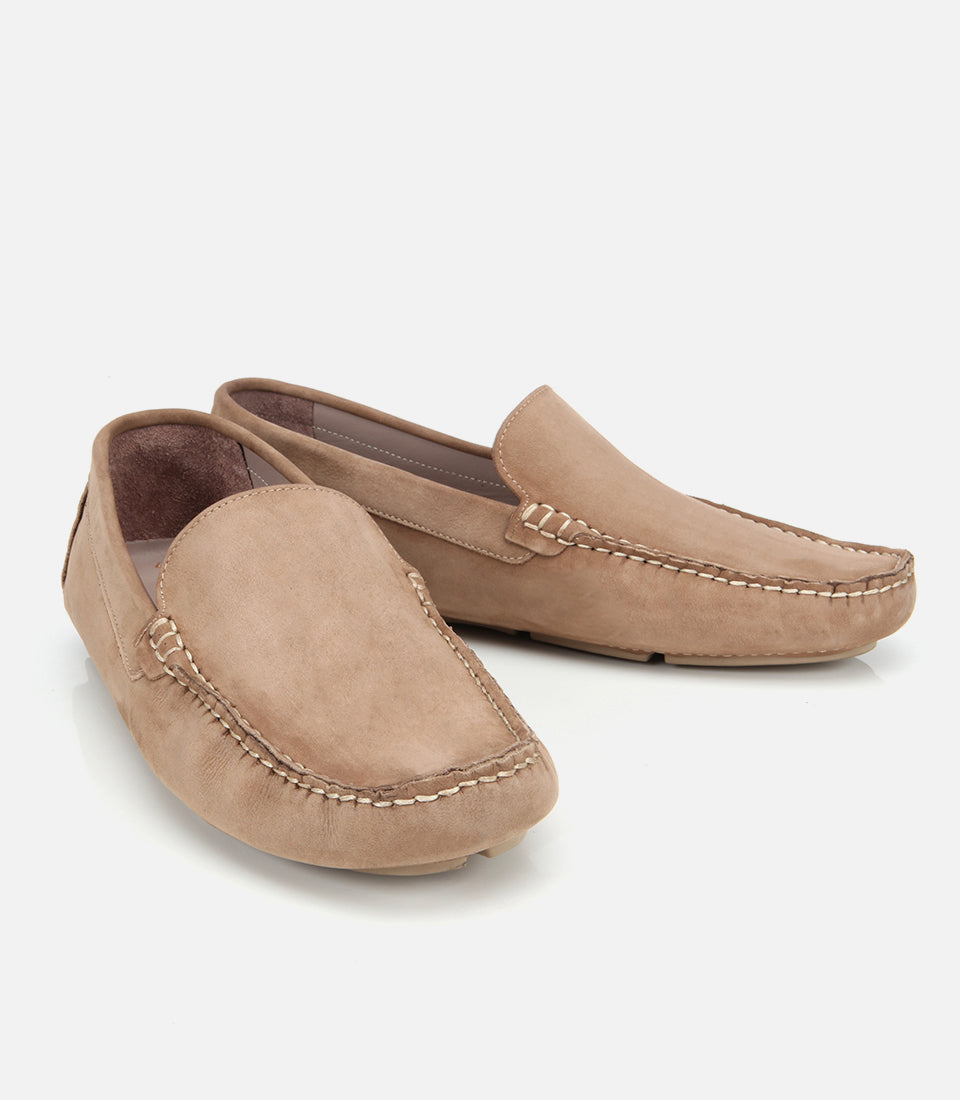 Men's Suede Loafer - Mink