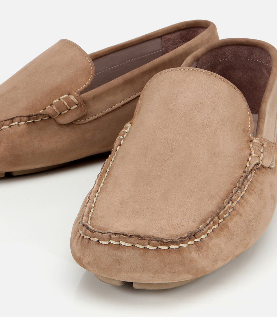 Men's Suede Loafer - Mink