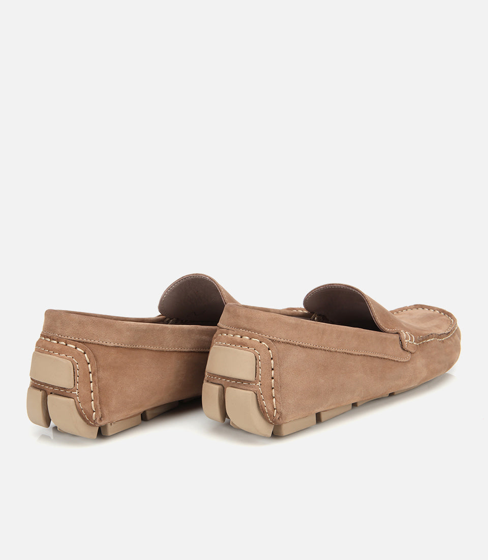 Men's Suede Loafer - Mink