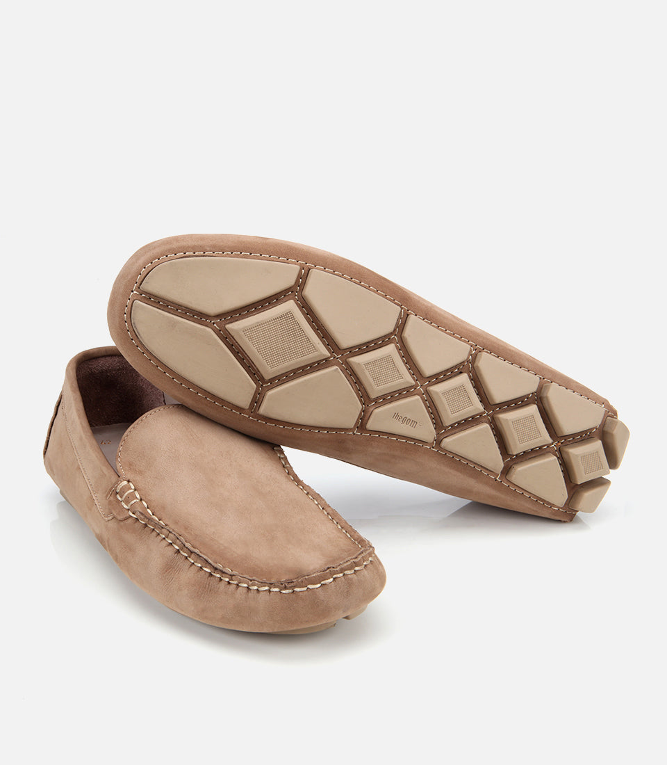 Men's Suede Loafer - Mink