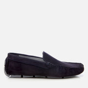 Men's Suede Loafer - Navy