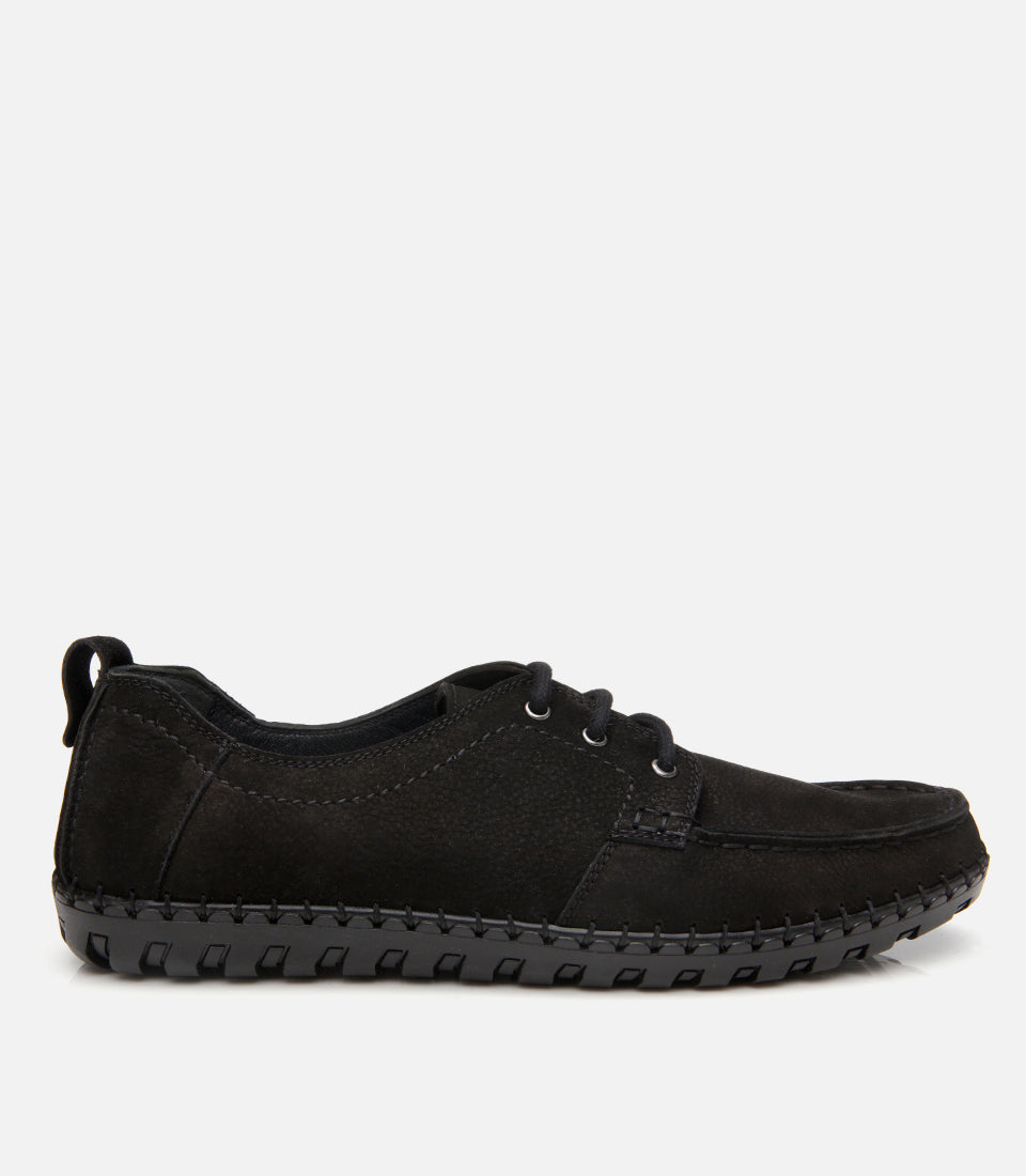 Men's Suede Sneakers - Black