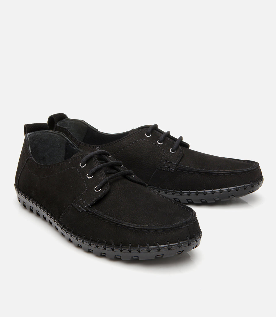 Men's Suede Sneakers - Black