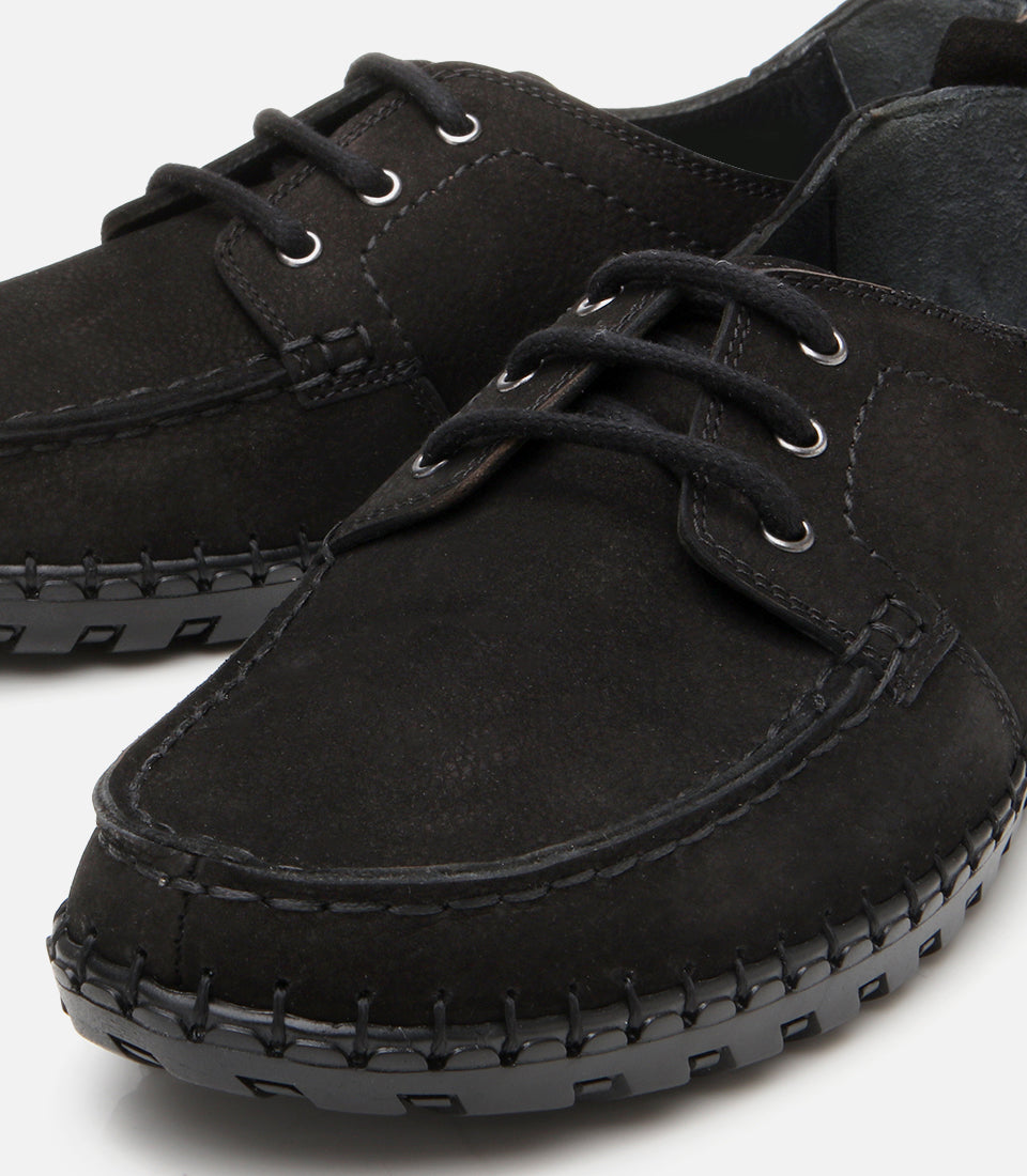 Men's Suede Sneakers - Black