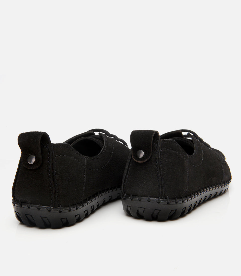 Men's Suede Sneakers - Black