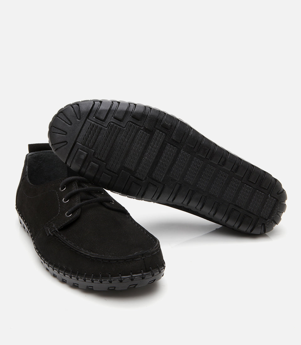 Men's Suede Sneakers - Black
