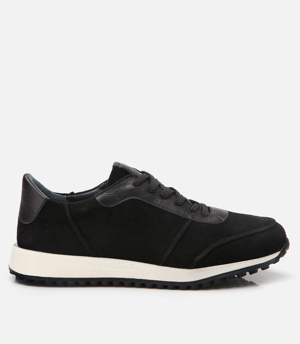 Men's Suede Sneakers - Black
