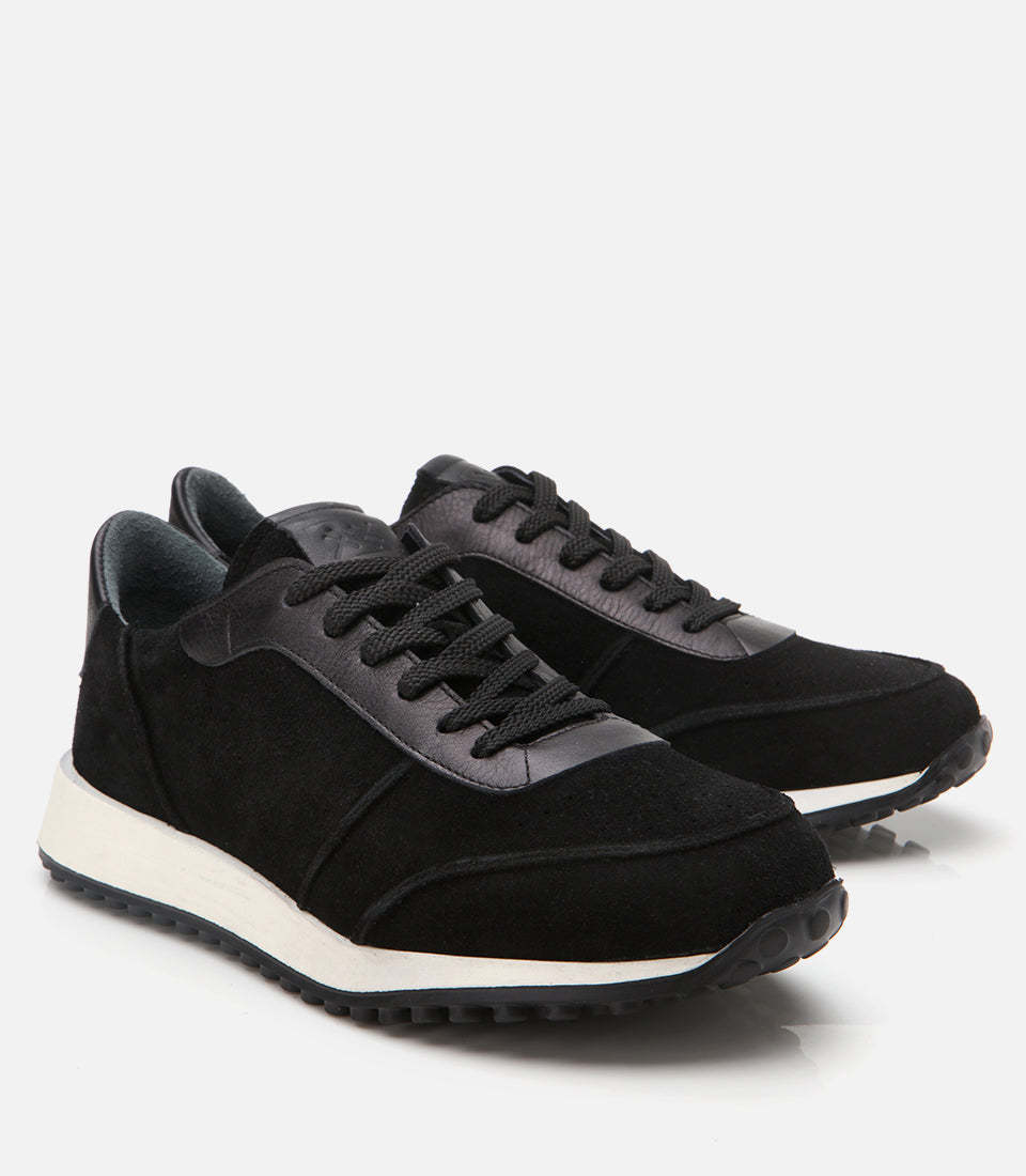 Men's Suede Sneakers - Black