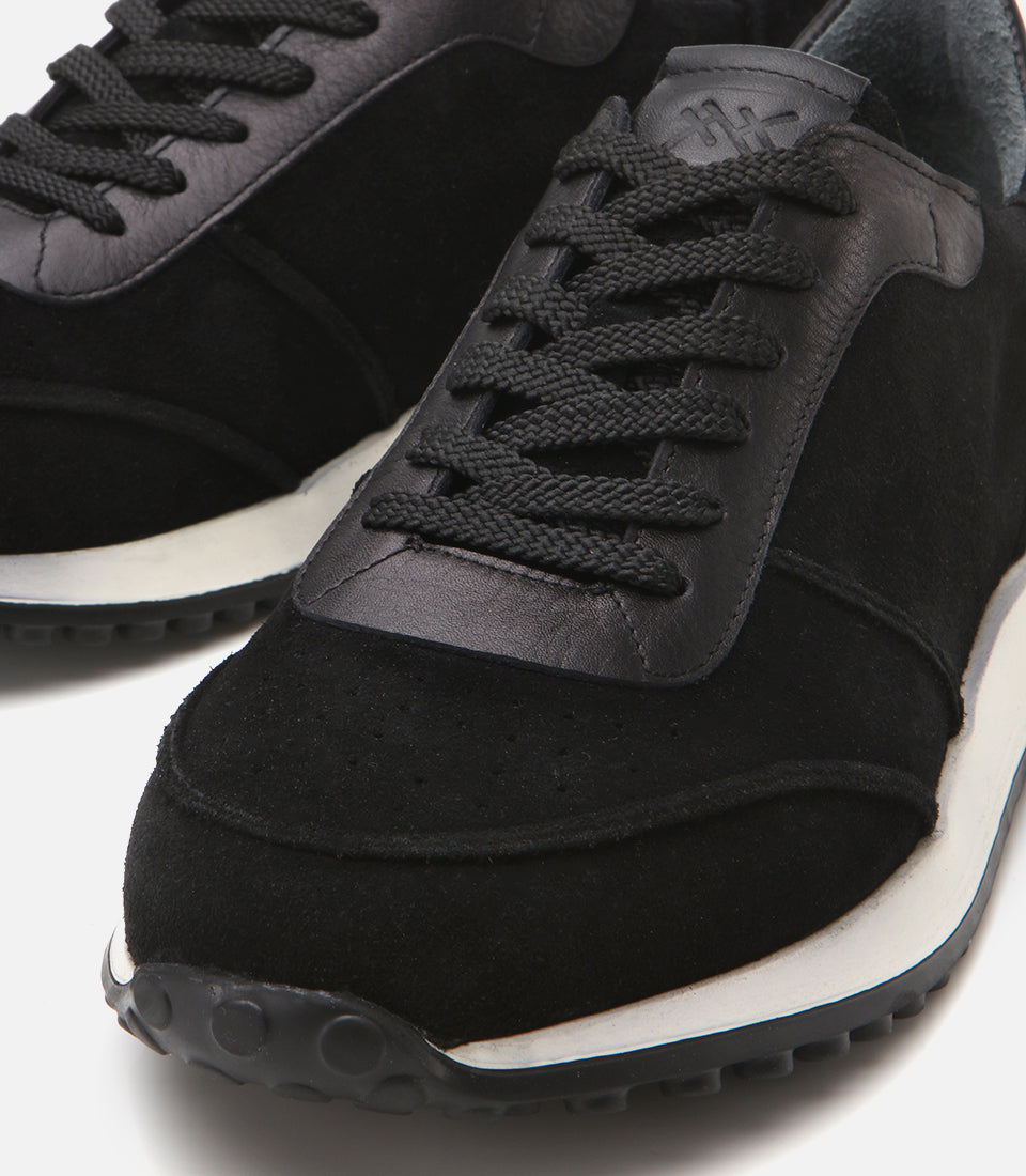 Men's Suede Sneakers - Black