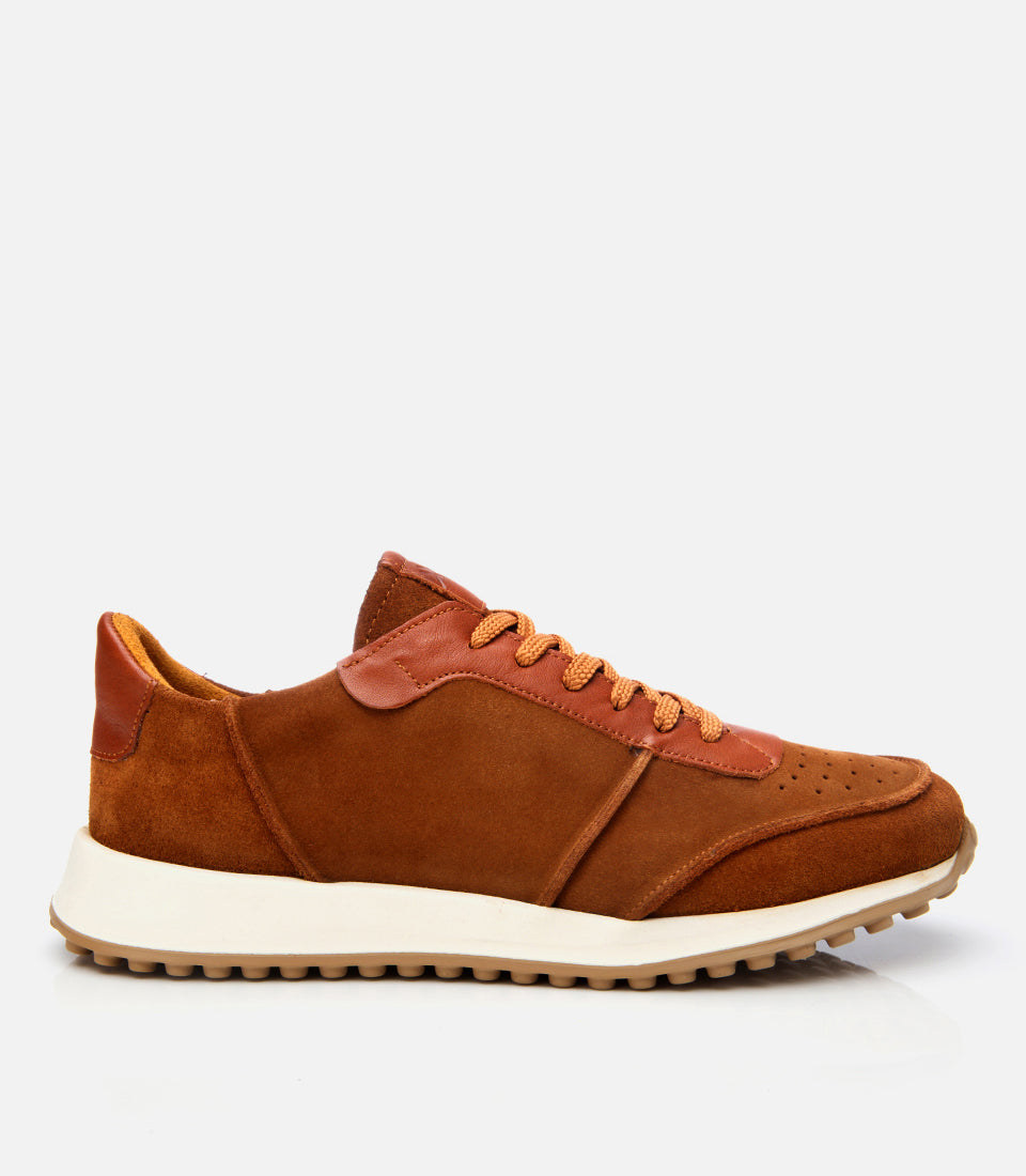 Men's Suede Sneakers - Tan