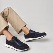 Men's Suede Sneakers - Navy