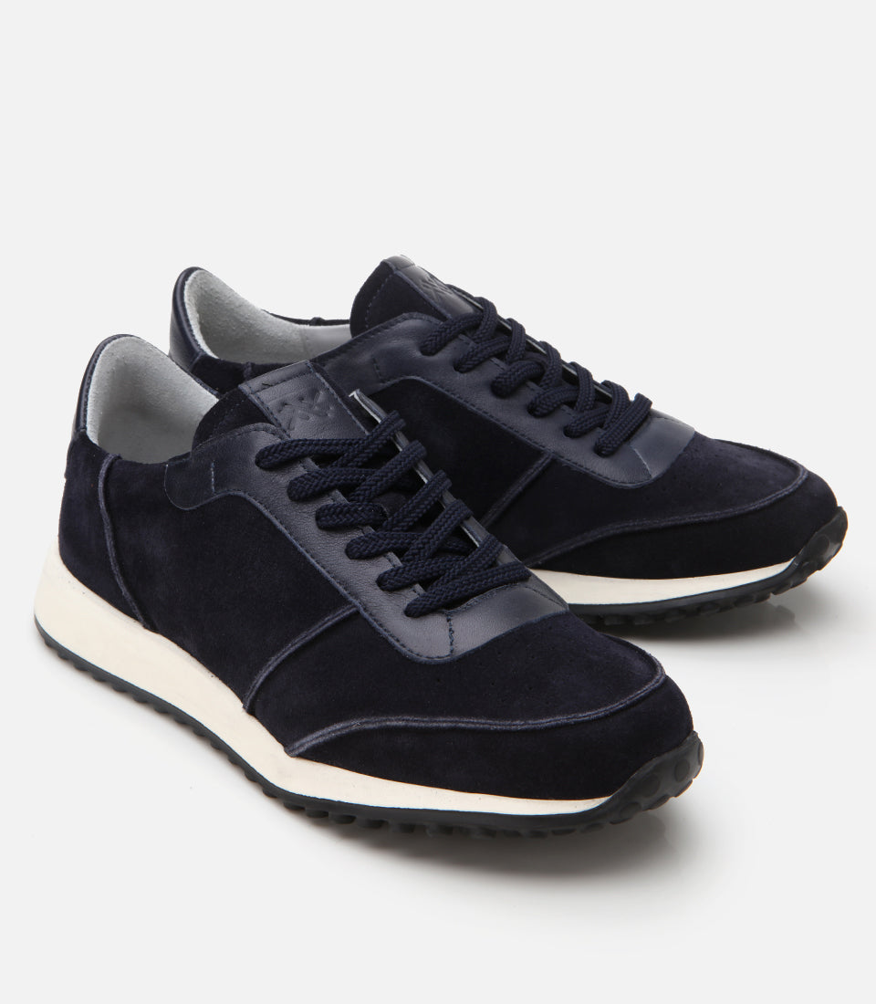 Men's Suede Sneakers - Navy
