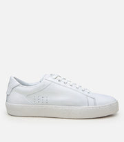 Men's Leather Sneakers - White