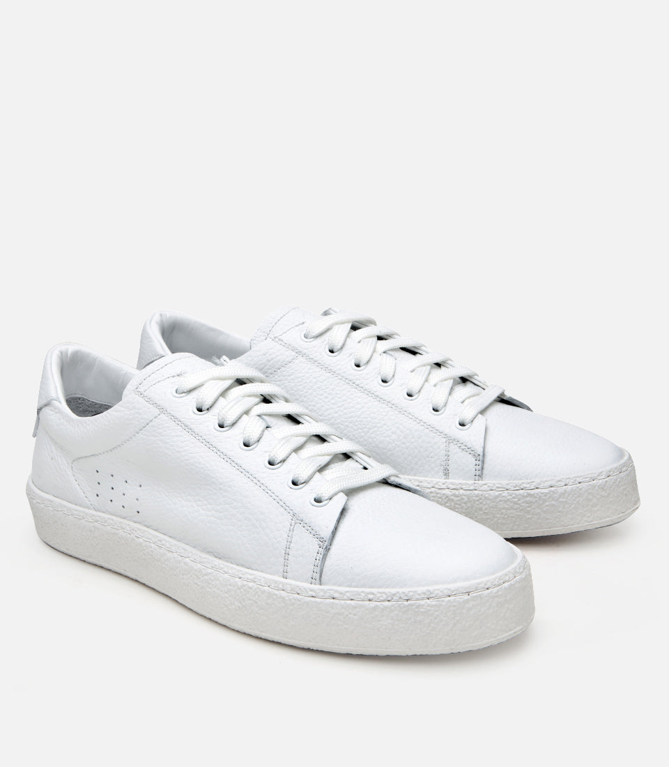 Men's Leather Sneakers - White