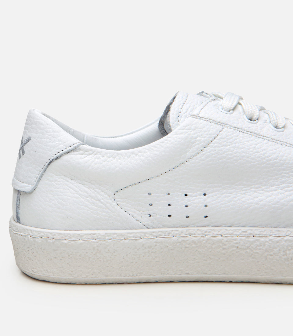 Men's Leather Sneakers - White