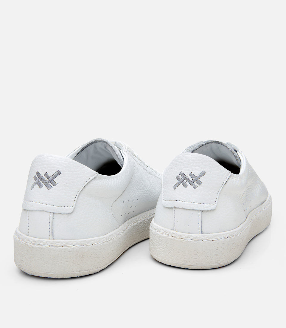 Men's Leather Sneakers - White