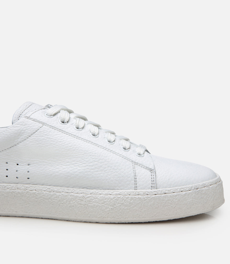 Men's Leather Sneakers - White