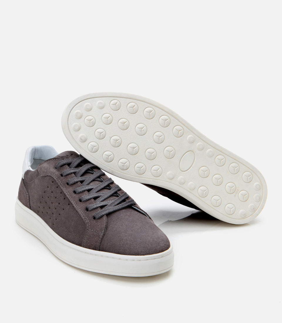 Men's Suede Sneakers - Grey