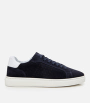 Men's Suede Sneakers - Navy