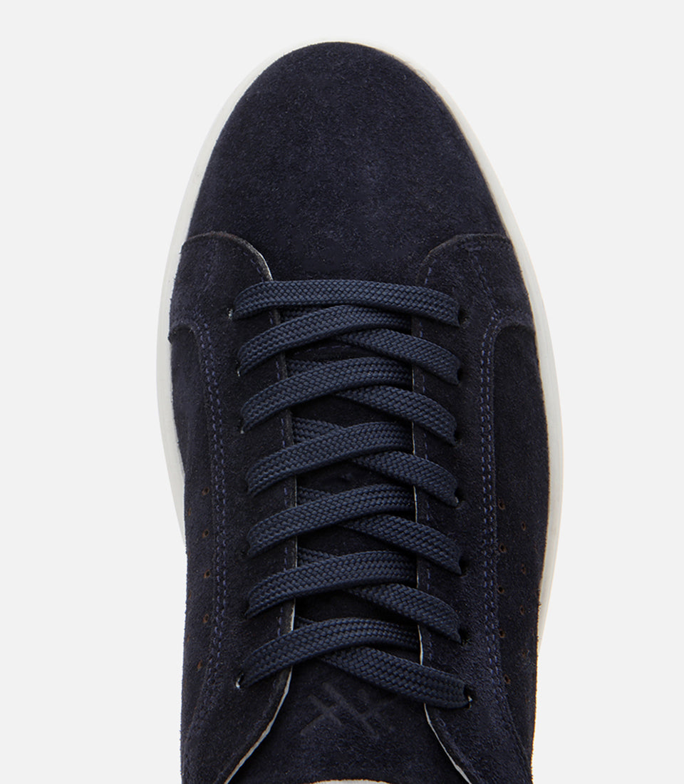 Men's Suede Sneakers - Navy