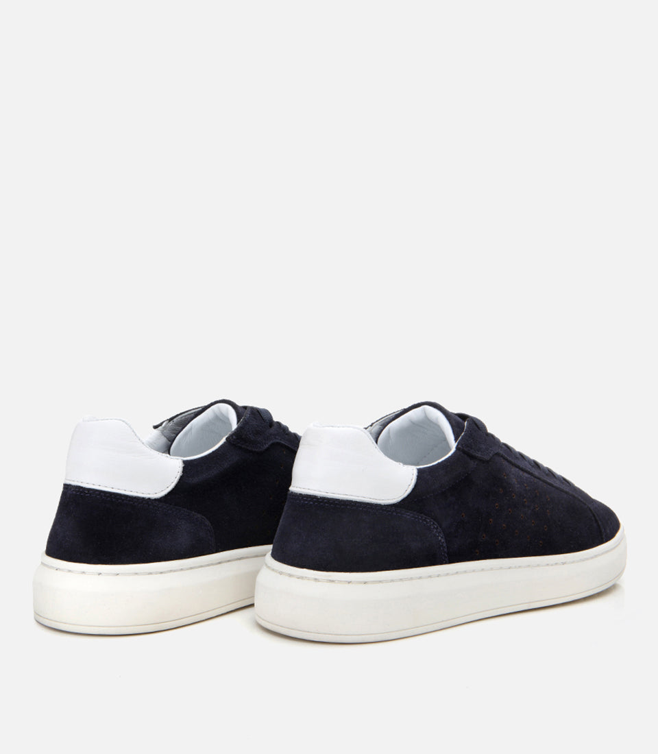 Men's Suede Sneakers - Navy