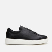 Men's Leather Sneakers - Black
