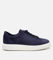 Men's Suede Sneakers - Navy
