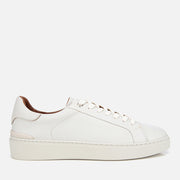 Men’s Genuine Leather Casual Trainers - White