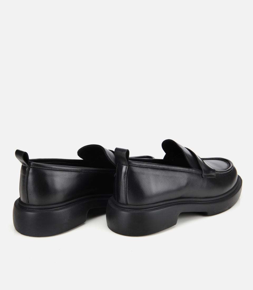 Men's Leather Loafer - Black