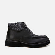 Men’sGenuine Leather Boots - Black