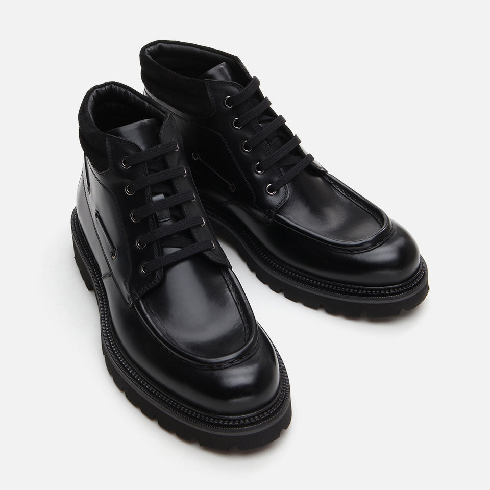 Men’s Genuine Leather Boots - Black