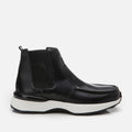 Men's Genuine Leather Casual Boots - Black
