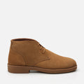 Men's Genuine Leather Suede Casual Boots - Tan