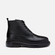 Men’s Genuine Leather Casual Boots - Black