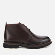 Men’s Leather Classic Lace-Up Boots - Brown