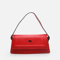 Women's Genuine Leather Shoulder Bag Tote - Red