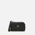 Women's Leather Mini Crossbody Bag - Black