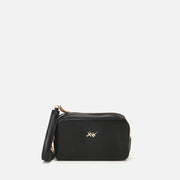 Women's Leather Mini Bag - Black