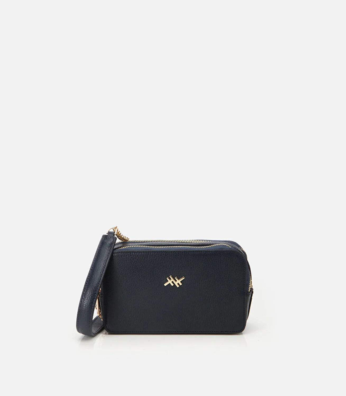 Women's Leather Mini Bag - Navy